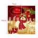 thumbnail image 5 of 2 piezas cortinas opacas pantalla de cortinas para decoración de fondo de chimenea de ventana de Navidad 24 24 Sunnimix Cortina de Navidad, 5 of 5