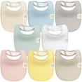 thumbnail image 1 of Baberos para bebés Food Bib KeaBabies de algodón orgánico, paquete de 8, 1 of 9