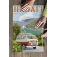 thumbnail image 2 of Hawaii, Camper Van (19x27 inches, Premium 500 Piece Jigsaw Puzzle for Adults and Family, Made in USA), 2 of 2