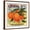 Brown Frame, variant on Art.com Crystal Brand - Riverside, California - Citrus Crate Label Art Print by Lantern Press, Black Frame Wall Art, 21" x 21"