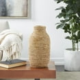 thumbnail image 2 of DecMode 16" Handmade Wrapped Brown Seagrass Vase, 2 of 8