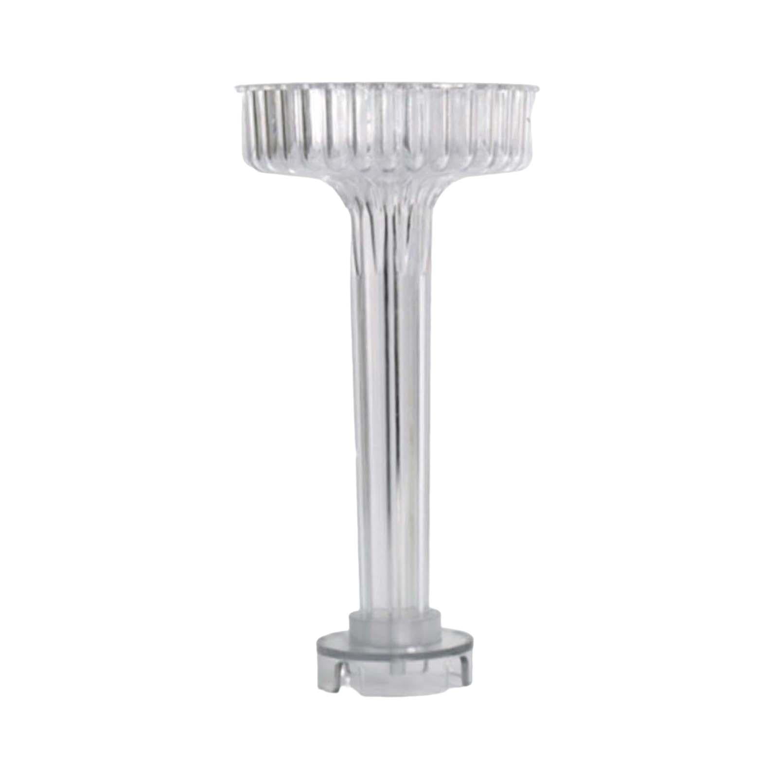3D Geometric Stripe Candle Mould Decorative Making Supplies Handmade Casting Craft Art Acrylic Crafts Chassis Home Decor for Wedding Dinner 10 x 2 x 20.1cm