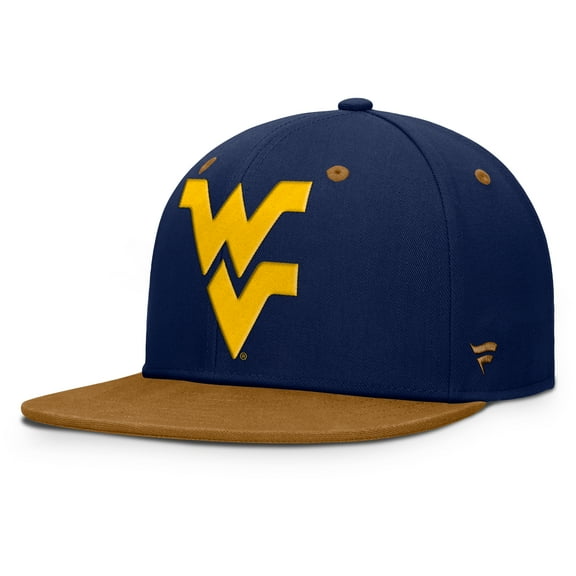 Men's Fanatics Navy/Brown West Virginia Mountaineers NoBo Fitted Hat