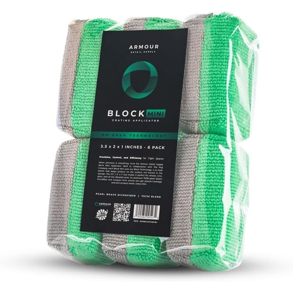 Armour Detail Supply - Block Mini Coating Applicator- 6 Pack