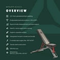 thumbnail image 5 of Reebok Utility Weight Bench, 6 adjustable backrest positions 2.5” thick upholstered foam, Non-slip Feet, 5 of 6