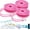 Pink, variant on 3Pcs Portable Clothesline for Outdoor & Home, Adjustable Telescopic Non-Slip Clothesline with Clip, Thickened Nylon Material, for Family, Camping, Hotel (3m/9.8ft,Blue)