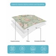 thumbnail image 5 of Green Flowers Twin Size Down Alternative Comforter, Lightweight Comforter Quilt Bedding Set with Pillow Shams Farmhouse Botanical Floral Leaves Art All Seasons Bed Comforter Duvet Insert 68"x86", 5 of 7