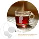 thumbnail image 5 of Infusor de té reutilizable de gel de sílice blanco, regalo para amantes, colador de hojas sueltas, único, 5 of 6