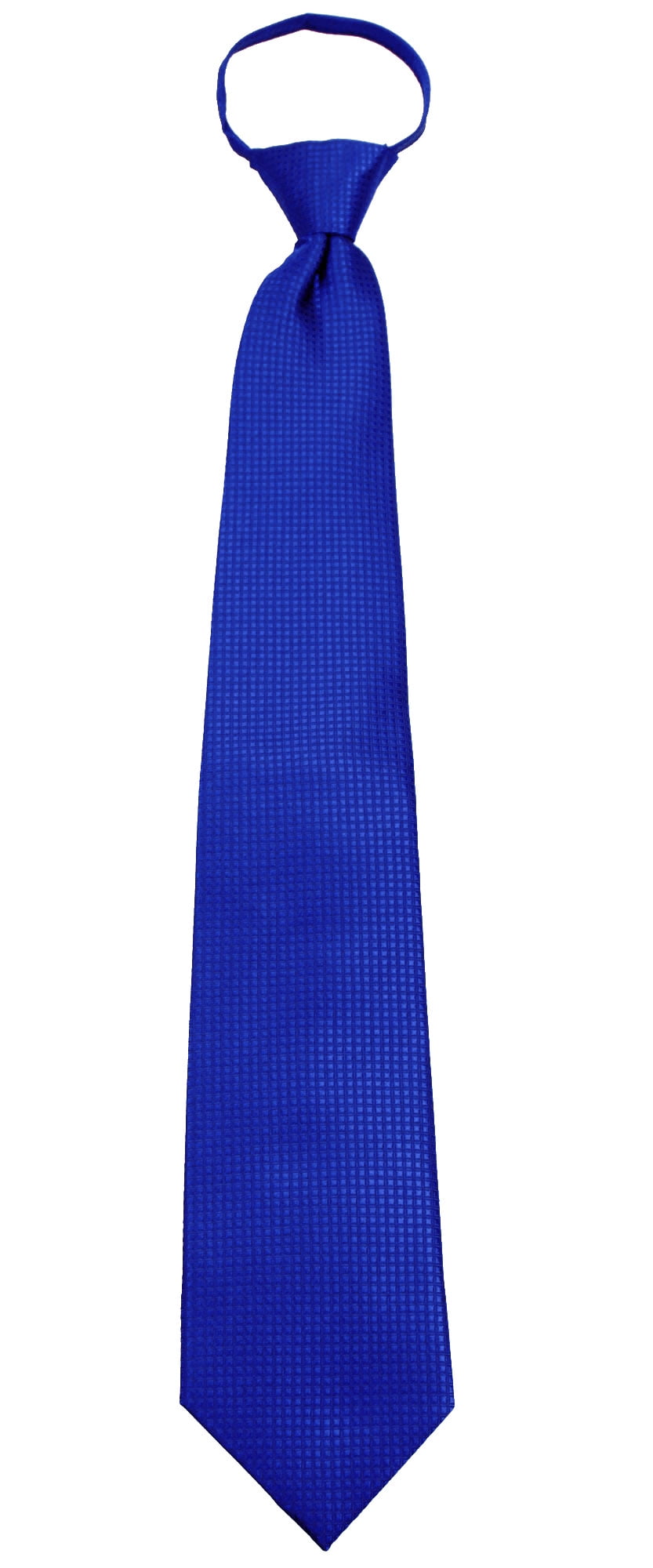 Mens Textured Solid Zipper Necktie Ties