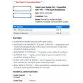 thumbnail image 2 of Valve Cover Gasket Set - Compatible with 1991 - 1996 Buick Roadmaster 1992 1993 1994 1995, 2 of 2