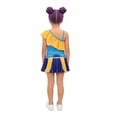 thumbnail image 3 of Pop Idol Halloween Costume, Suit with One Shoulder A-Line Dress and Swim Cap, Cosplay Outfit for Anime Singer Birthday Party, 3 of 3