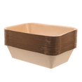thumbnail image 4 of LEEYNEER 25Pcs Snack Packing Plates Kraft Paper Rectangular  Fried Chicken, 4 of 6