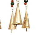thumbnail image 5 of DecMode 34" Gold Metal Indoor Outdoor Butterfly Windchime with Glass Beads and Cone Bells, 5 of 9