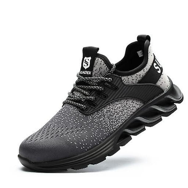 Zapatos de seguridad para hombres y mujeres, botas con punta de acero, zapatos de trabajo indestructibles, ligeros, transpirables, con punta de material compuesto para hombres XianweiShao 8390613974921