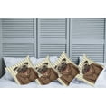 thumbnail image 2 of Ambesonne Pug Throw Pillow Cover 4 Pack, Smart Dressed Dog Suit, 18", Brown Pale Brown, 2 of 5