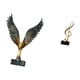 thumbnail image 5 of Estatua de resina con forma de nota musical de extendidas, escultura, adorno de Feng Shui, figura musical decorativa, centro de mesa creativo par, 5 of 8