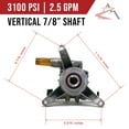 thumbnail image 2 of The ROP Shop 7/8" Shaft 3100 PSI PRESSURE WASHER PUMP for AR RMW25G28EZSX, SRMW24G28EZSX, 2 of 8