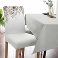 thumbnail image 2 of Chair Covers for Dining Room Set of 4,Christmas Pine Leaves Stretch Seat Protector Removable Washable Chairs Slipcovers for Kitchen Banquet Wedding Hotel,Winter Berries Hazelnuts, 2 of 6