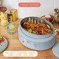 thumbnail image 5 of Beautiful 10 in 1, 6 Qt Electric Multi-Cooker, Cornflower Blue by Drew Barrymore, 5 of 21