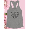 thumbnail image 3 of Mother's Day Plant Heart Racerback Tank Women -Image by Shutterstock, Female XX-Large, 3 of 4
