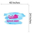 thumbnail image 4 of Personalized Sports Wall Decals for Kids Room - Dirt and Bling a Softball Thing Boys Bedroom With Easy Installation Instructions Custom Name Sticker - Size: 40 In x 24 In, 4 of 5