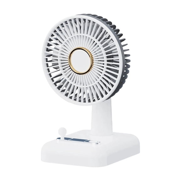 Anckoeil Desktop Mini Fan, Portable USB Rechargeable Small Desk Fan for Dorm Students, Office & Home Use