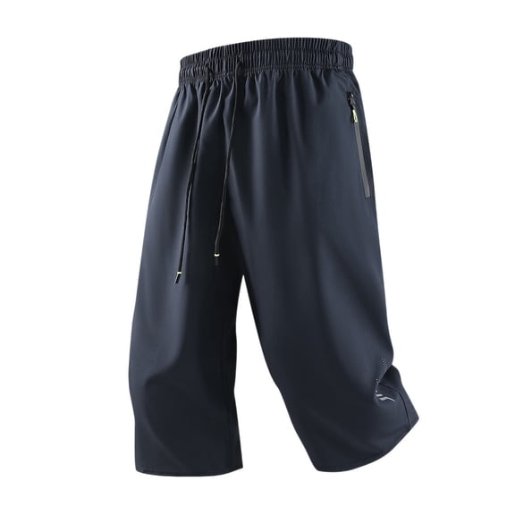 Mens Hiking Shorts 7" Quick Dry Lightweight 3 Zipper Pockets Summer Workout Gym Athletic Running Shorts Men,6XL