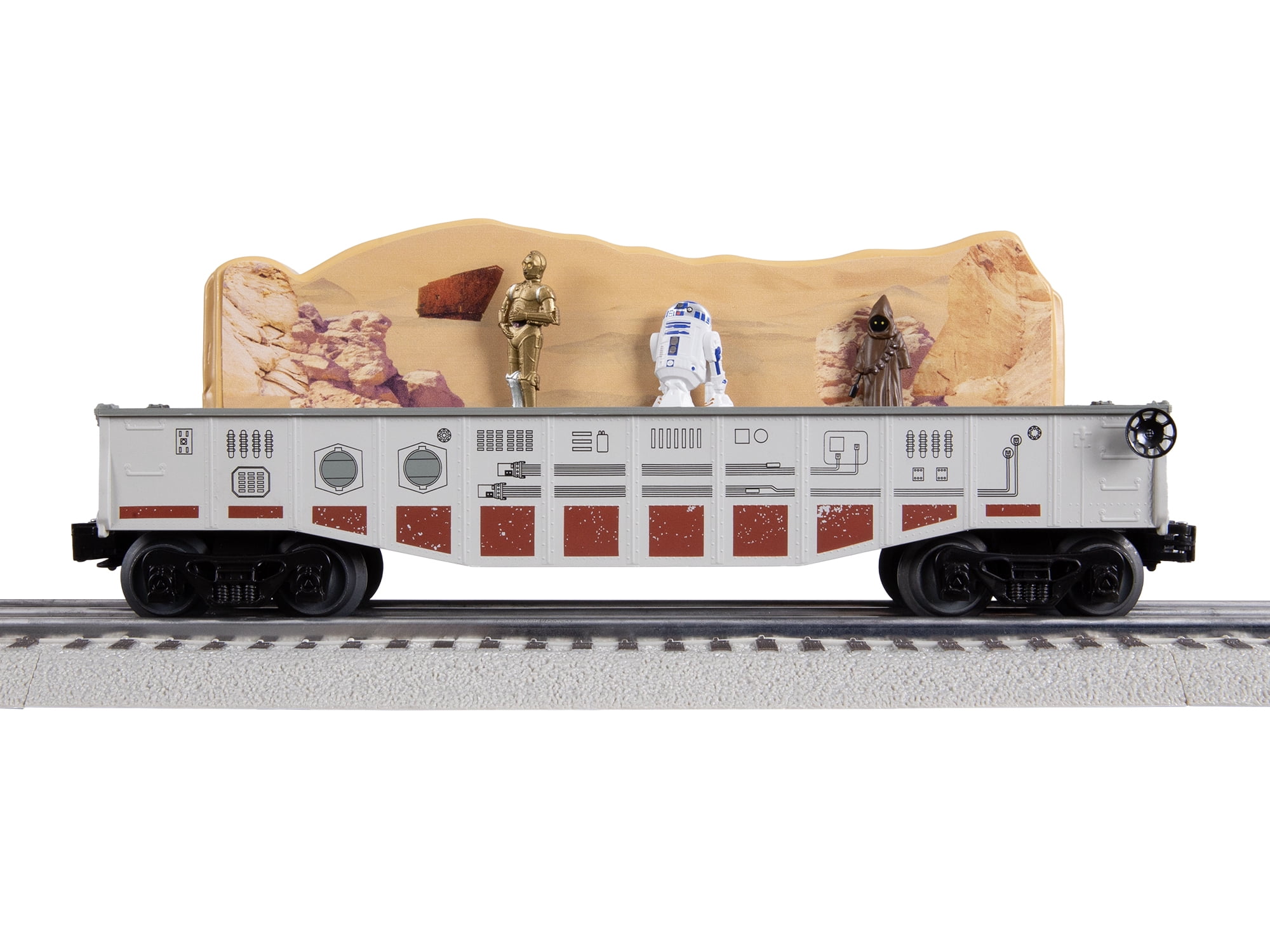 Lionel Disney Star Wars Rebel Droids O Gauge Model Train Chasing Gondola Car