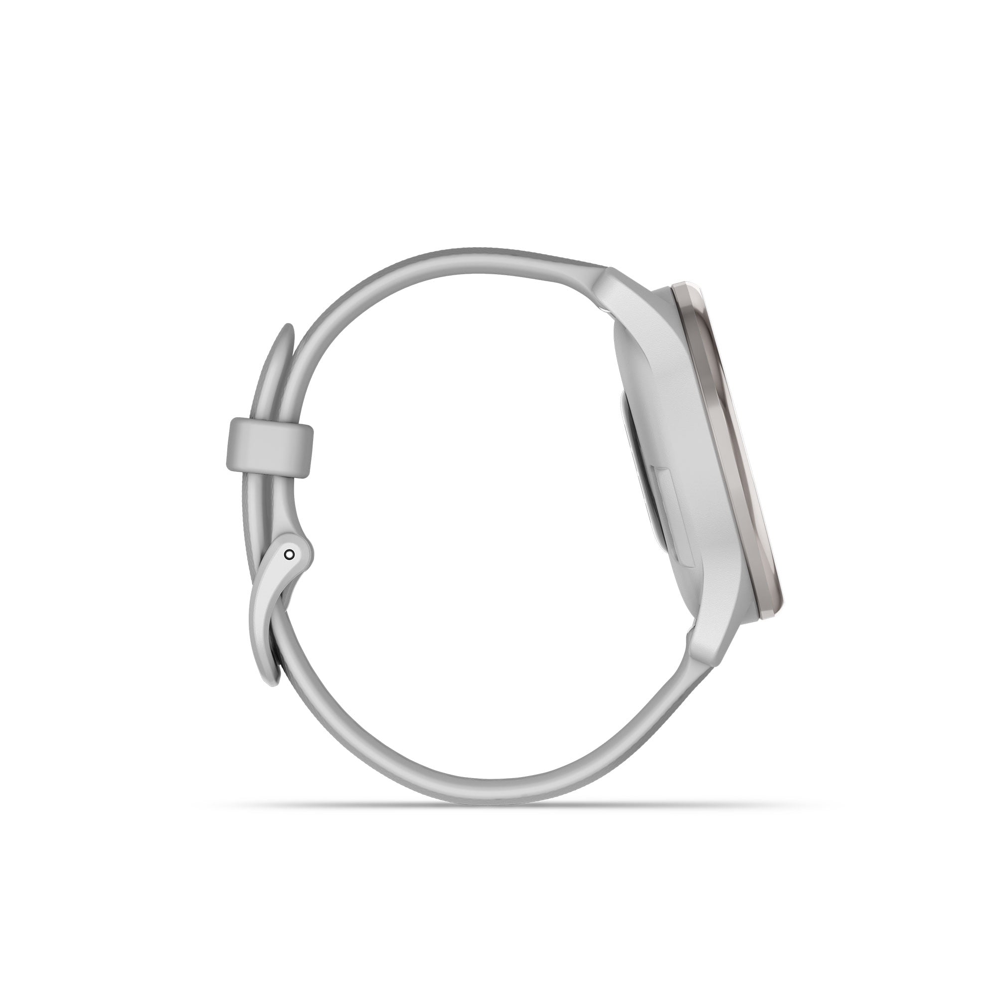 Garmin vivomove Trend Hybrid Smartwatch Silver Bezel - Mist Grey Case