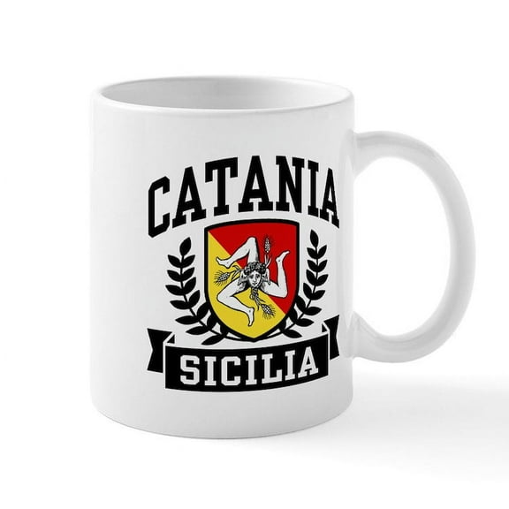 CafePress - Catania Sicilia Mug - 11 oz Ceramic Mug - Novelty Coffee Tea Cup