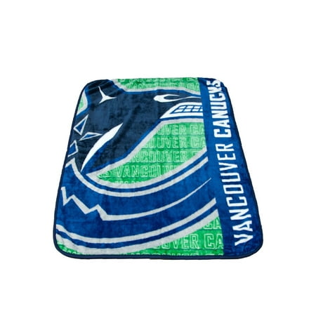 NHL Ice Hockey Vancour Canucks Ultimate Plush Throw Blanket (Best Ice In Nhl)