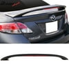 Matt Black Compatible with 09-13 Mazda 6 4Dr OE Factory Style Trunk Spoiler&LED Light