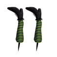 thumbnail image 2 of 2 Pcs Upside Down Wicked Witch Legs with Stakes Decoration, Yard Witch Legs Decorations Halloween Decoration, Halloween Outdoor, Lawn, Yard and Patio Decor, 2 of 3