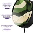 thumbnail image 3 of Audífonos gamer 4Gamers Panther Headset Wave Forest: para PS4/PS5, XBOX, Switch, PC + Stand - Verde, 3 of 6