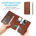 thumbnail image 5 of Funda tipo cartera de PU con tapa para iPhone 14 Pro, con cordón, ranuras para tarjetas, función atril, compatible con carga magnética, anticaídas y protección total., 5 of 5