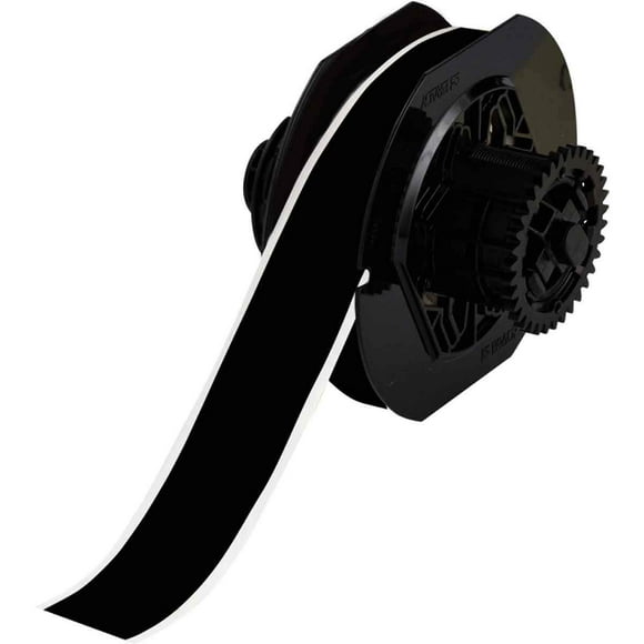 Cinta de vinilo Brady B30C-1125-595-BK B-595 de 30 m x 2,86 cm, color negro
