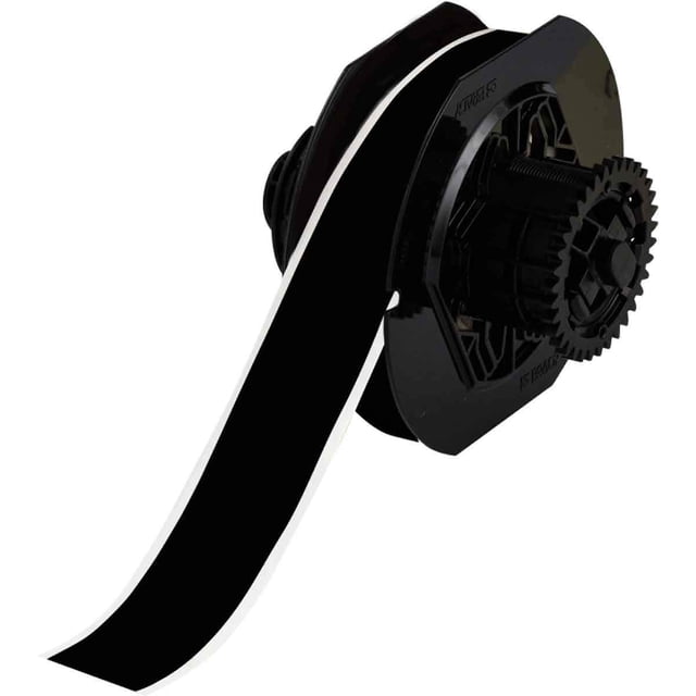 Cinta de vinilo Brady B30C-1125-595-BK B-595 de 30 m x 2,86 cm, color negro