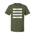 thumbnail image 2 of Wild Bobby, Only Talkin to Jesus Today Religious, Inspirational/Christian, Men's Graphic Tees, Military Green, 2XL, 2 of 3