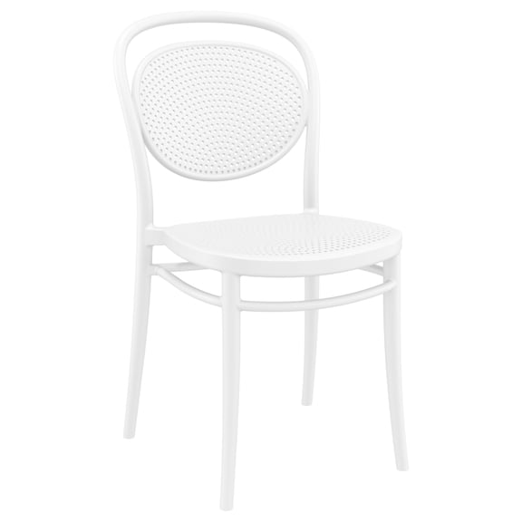 Marcel Resin Outdoor Chair White