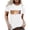 White, variant on Casual Womens Retro Nurse Print T Shirt Loose Crew Neck Short Sleeve Halloween Graphic Tee Top