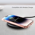 thumbnail image 6 of JETech Glitter Case for iPhone 14 Pro 6.1-Inch, Bling Sparkle Shockproof Phone Bumper Cover, Cute Sparkly for Women and Girls (Rose Gold), 6 of 7