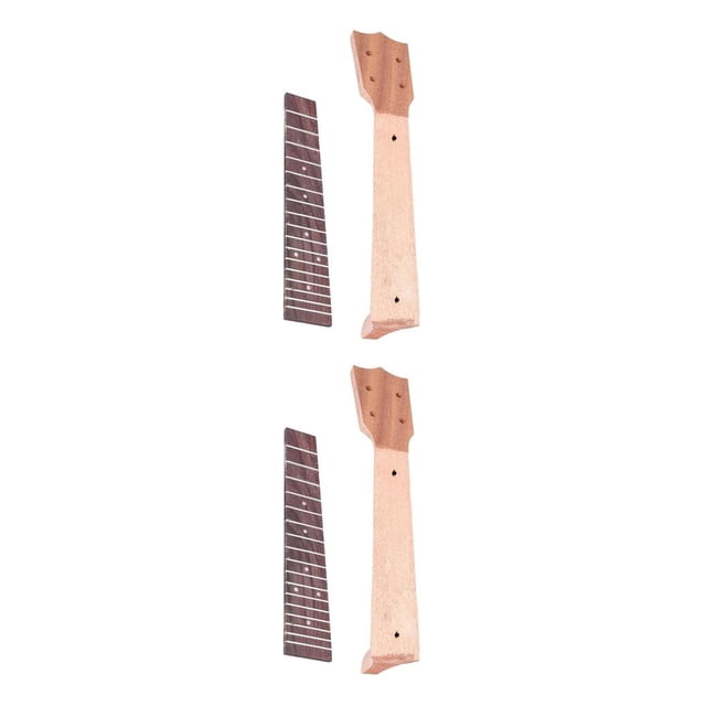Eigraketly Ukulele Neck and Fingerboard for Concert Parts Ukulele 23 26 Inch 21 23 pulgadas 2piezas