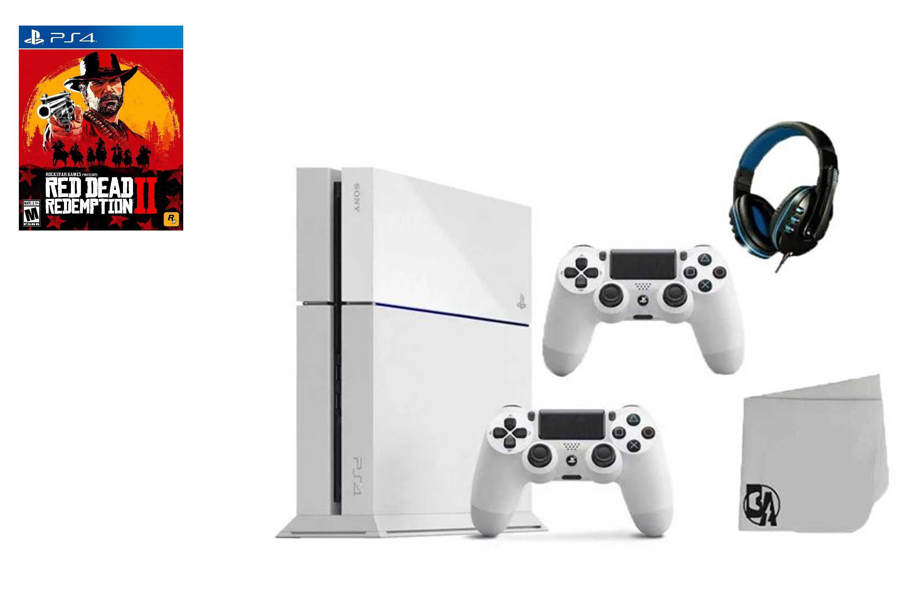 Sony PlayStation 4 500GB Console White Controller Included with FIFA-19 BOLT AXTION Bundle Used - Walmart.com