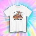 thumbnail image 1 of Funny Boo Dozer Halloween Shirt Cute Ghost Pumpkin Bulldozer Fall Tee S–5XL, 1 of 4