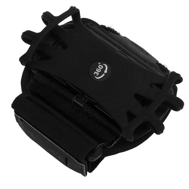 Brassard de Poignet, Réglable Extensible Téléphone Titulaire Brassard 180 Degrés Rotation Respirante Haute Élasticité Portable pour les Sports Noir