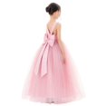 thumbnail image 5 of Ekidsbridal Satin Backless Tulle Formal Flower Girl Dress for Junior Pageants Birthday Party Gowns 722 10, 5 of 6