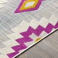 thumbnail image 6 of BoutiqueRugs Marchwiel Southwestern Area Rug - Outdoor Safe - Navy, Rust, Fuchsia - 5'3" x 7', 6 of 6