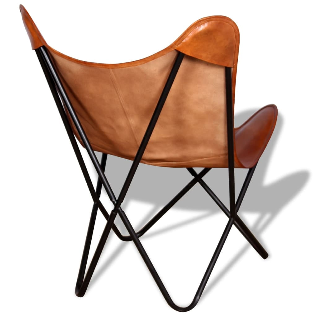 Kepooman Classical Genuine Leather Arm Chair for Living Room, Brown Kepooman Classical Genuine Leather Arm Chair for Living Room, Brown
