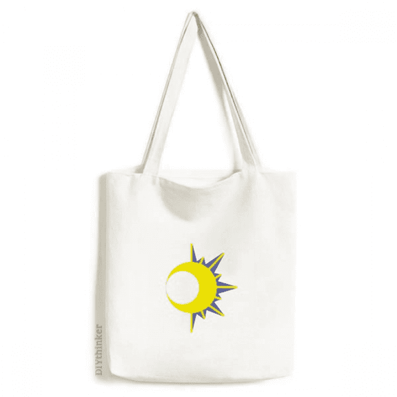 Black Night Twinkle Pattern Tote Canvas Bag Shopping Satchel Casual Handbag