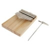 17-key thumb piano Kalimba tuning hammer for beginners with carry bag